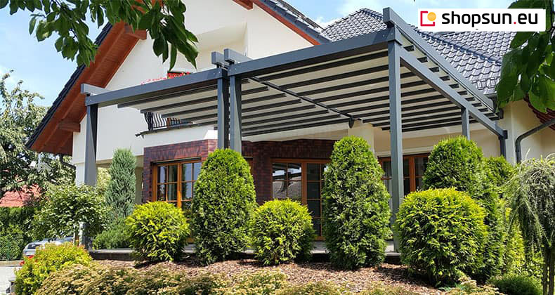 Pergola Solid Selt realization gallery terrace pergola with movable cover