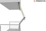 Italia rail awning selt information, awning pricing, rail balcony awning online store