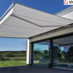 The Palladio Selt terrace awning is the most popular cassette awning model that protects the fabric from all sides. The fabric hides tightly into the cassette, the front beam tightly closes the cassette, creating excellent protection for the fabric