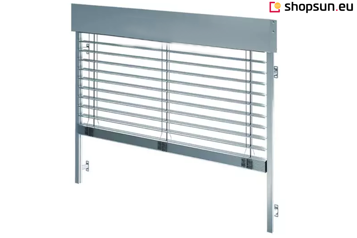 Exterior Venetian Blinds Z90 Cube Selt slatted, external blinds with slats, aluminum electric blinds, Exterior Venetian Blinds Z90 Cube Selt slatted – Photo Gallery