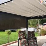 Luxury Terrace Pergola with an additional side gutter