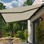 The Casablanca Selt Terrace Awning is a cassette awning that is perfect for larger terraces.