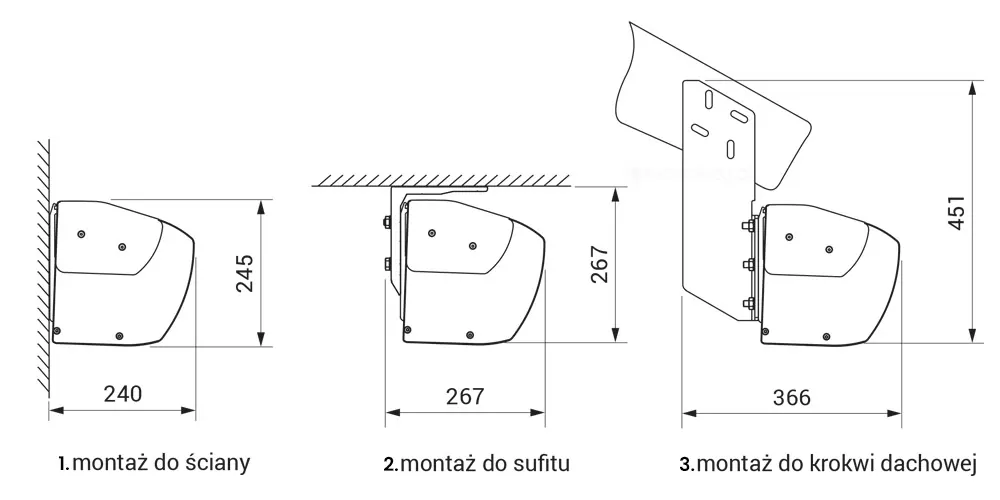 Awningselt Corsica mounting options