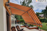 Allegro two-stage awning, two-stage awnings, Polish made-to-measure awnings