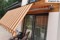 Allegro two-stage awning, two-stage awnings, Polish made-to-measure awnings