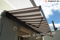Palladio awning, Palladio Selt, exklusive, awning arm, flyer chain, awning arms with strong chain