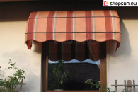 Simple basket awning, entrance awning, straight awnings