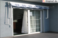 Balcony awning in an Italia protective cassette, selt balcony awnings