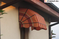 Simple basket awning, entrance awning, straight awnings