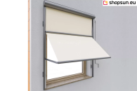 Window Cassette Sun Screen 103 selt, how to install awning blinds, awning blind installation example
