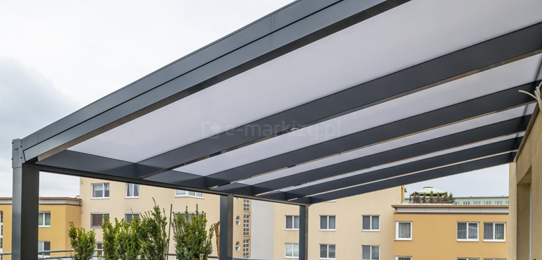 custom-made aluminum terrace structures