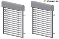 Exterior Venetian Blinds Z90 Oval Selt slatted oval cassette, external selt blinds, self-supporting selt blinds