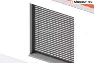 Exterior Venetian Blinds C80 Box Selt recessed, flush-mounted blind, Exterior Venetian Blinds with box cassette