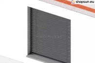 Exterior Venetian Blinds Z90 Box Selt flush-mounted, flush-mounted blind, Exterior Venetian Blinds Z90 Box Selt flush-mounted with box cassette