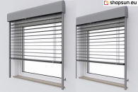 Exterior Venetian Blinds Z90 Oval Selt slatted oval cassette, external selt blinds, self-supporting selt blinds