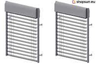 Exterior Venetian Blinds Z90 Oval Selt slatted oval cassette, external selt blinds, self-supporting selt blinds