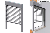 Exterior Venetian Blinds Z90 Box Selt flush-mounted, flush-mounted blind, Exterior Venetian Blinds Z90 Box Selt flush-mounted with box cassette