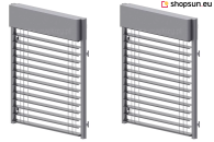 Exterior Venetian Blinds Z90 Cube Selt slatted, external blinds with slats, Exterior Venetian Blinds Z90 Cube Selt slatted aluminum electric, Exterior Venetian Blinds Z90 Cube Selt slatted – Photo Gallery