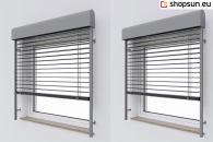 Exterior Venetian Blinds C80 Oval Selt oval cassette, Exterior Venetian Blinds C80 Oval made to measure