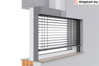 Exterior Venetian Blinds Z90 Box Selt flush-mounted, flush-mounted blind, Exterior Venetian Blinds Z90 Box Selt flush-mounted with box cassette