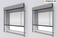 Exterior Venetian Blinds C80 Oval Selt oval cassette, Exterior Venetian Blinds C80 Oval made to measure