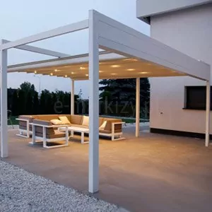 Detached Terrace Pergolas with Fabric Roof