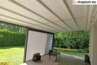 Square wall terrace pergola by mol