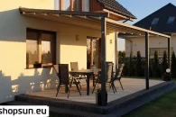 Custom-made garden pergola, luxo pergola, extruded aluminum pergola