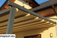 Custom-made garden pergola, luxo pergola, extruded aluminum pergola