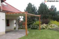 Custom-made garden pergola, luxo pergola, extruded aluminum pergola