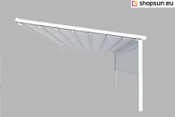 Custom-made garden pergola, luxo pergola, extruded aluminum pergola