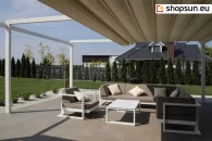 Modern luxury pergola, rainproof pergola, waterproof pergola