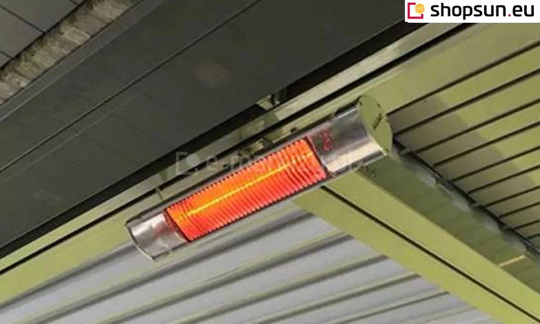 Radiant heaters - pergola heating system, pergola heating, pergola with spot heating, radiant heater