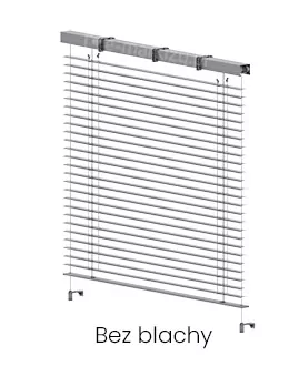 Venetian Blinds, strip façade c50l, sheet type, Venetian Blinds without cover sheet