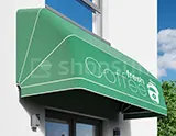 Basket awnings are a perfect solution that can be used over entrances and shop windows, but also over windows, balconies, doors of hotels, restaurants or cafes.