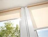 Fabric blinds for windows, wall or ceiling