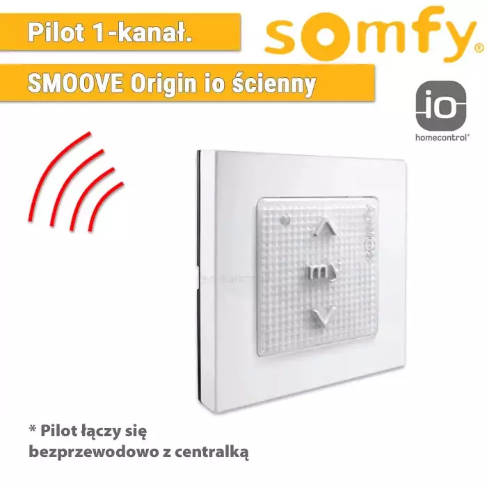 Somfy Origin io Pure Remote Control