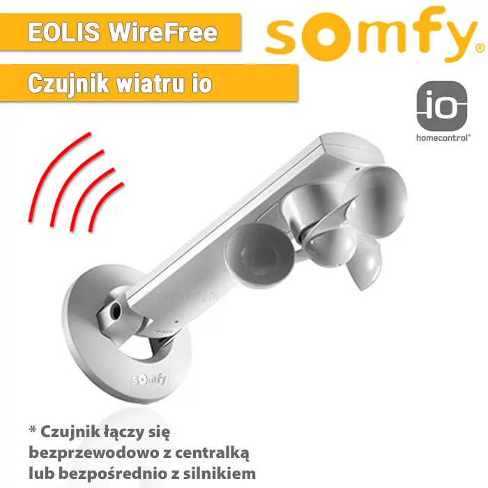 Somfy Eolis WireFree io Wind Sensor