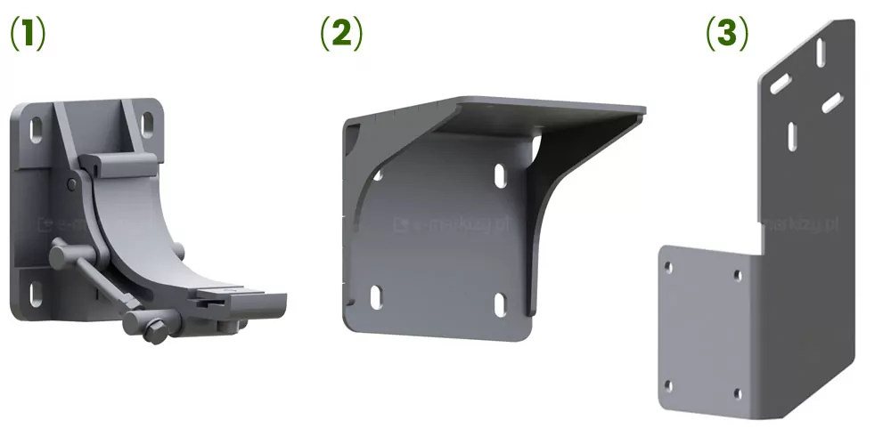 Large brackets for installing terrace awnings, Selt models Dakar and Casablanca