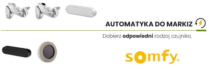 Somfy RTS sensor selection, weather sensors for awning control, terrace awning weather sensor Somfy RTS